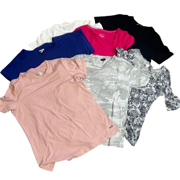 Women's T shirt Lot of 7 Lucy, Splendid, Zara, Open Edit, Mondetta - Picture 1 of 7